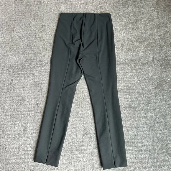 NWOT Vince Bobbi High-Rise Stitch-Seam Ponte Dark Grey Legging Pants, Size XS